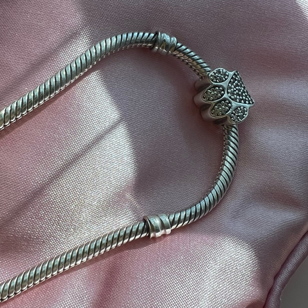 Sparkling Paw Print charm